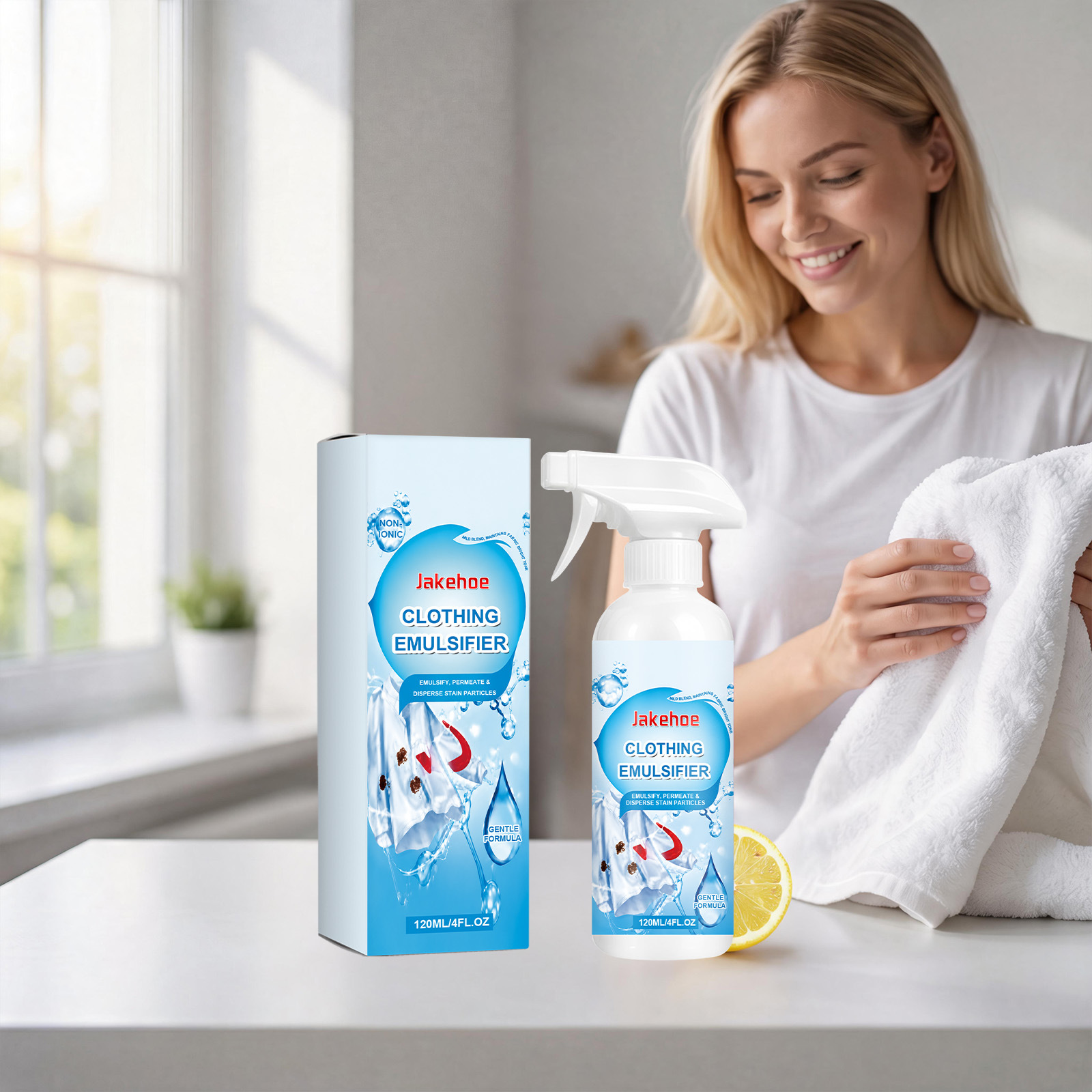 Jakehoe Clothing Cleaner Cleans Oil Stains on Clothing and Fabrics, Daily Household Cleaning and Care