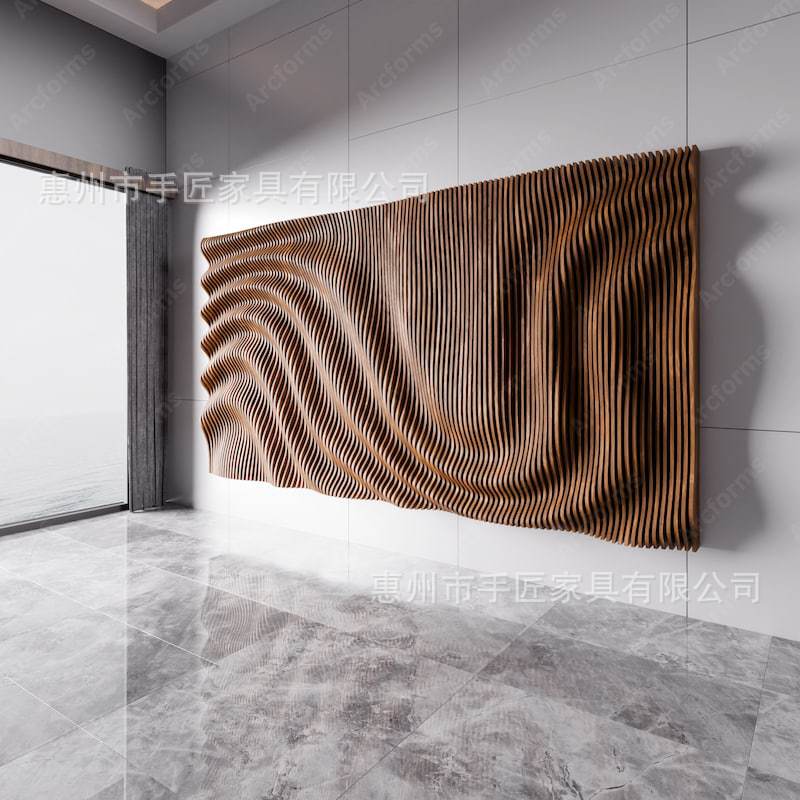 Decoración de Pared Cara de Madera Maciza, Decorativo, para Salón, Dormitorio y Hoteles image 13