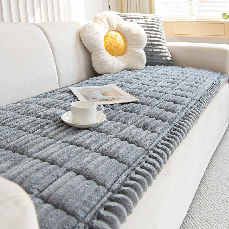 Winter sofa, plush modern non-slip pillow