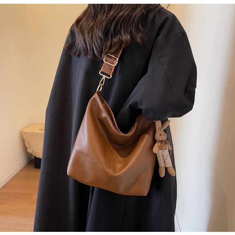 Borsa a secchiello donna grande capacità borsa a tracolla_voghion.com