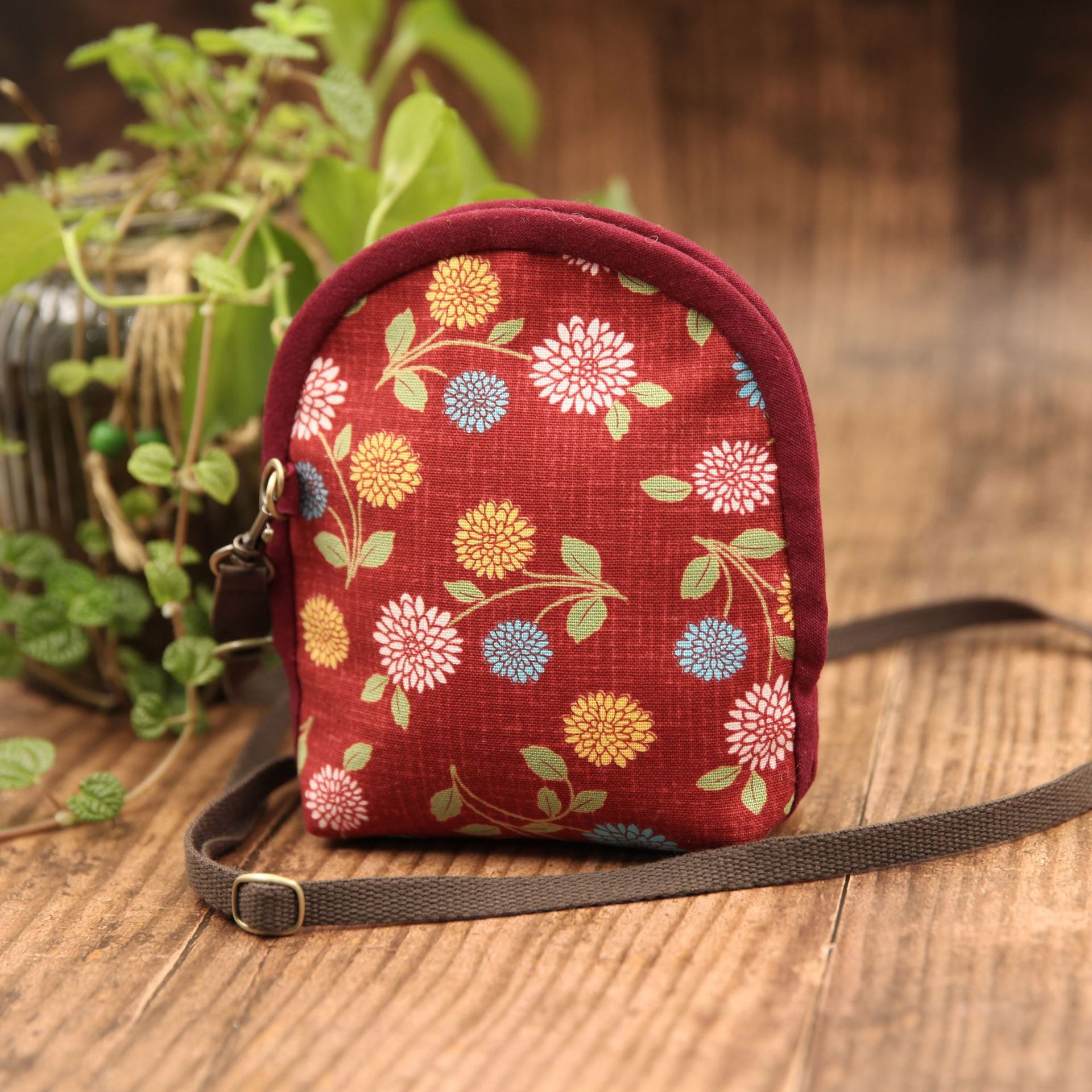 Jinhao bordado hecho a mano DIY material bolsa tela bordada mensajero bolsa de almacenamiento de producción creativa bolsa de cosméticos