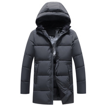 春冬季跨境石墨烯长裤棉衣可拆卸帽子男加厚潮流棉服男女休闲外套