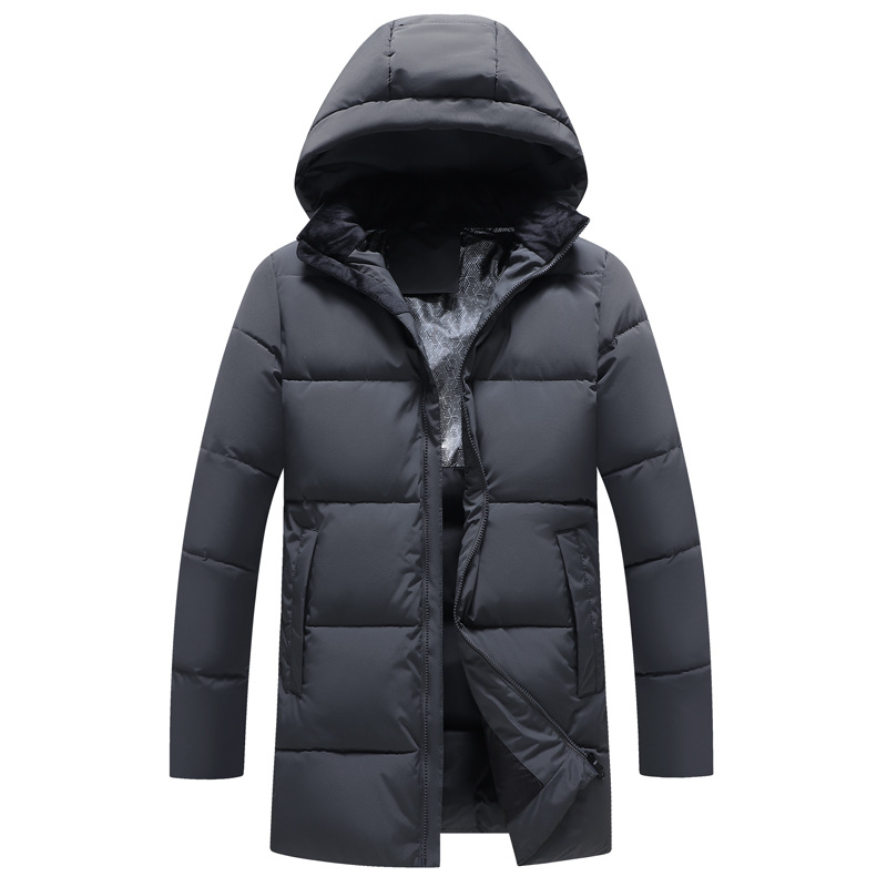 春冬季跨境石墨烯长裤棉衣可拆卸帽子男加厚潮流棉服男女休闲外套