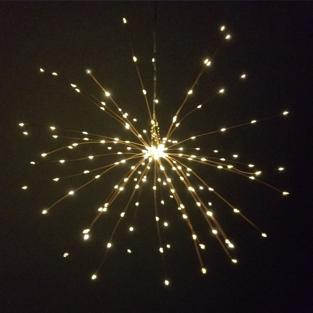 Weihnachten Mode Feuerwerk Kunststoff Gruppe Lichterkette 1 Stück display picture 1