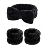 Fashionable headband with bow, bracelet, set for face washing, yoga clothing, hair accessory, European style