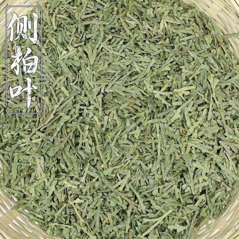 Dried Cacumen Platycladi Side Bai Ye 500g Natural Sun Dried Leaves for Hair Rinse and Foot Soak quality and texture