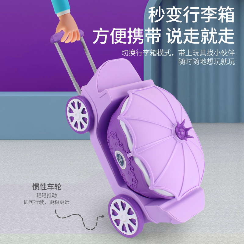 Entrega al por mayor ventas directas de la fábrica niños y niñas jugar casa helado tocador grande princesa carro juguete