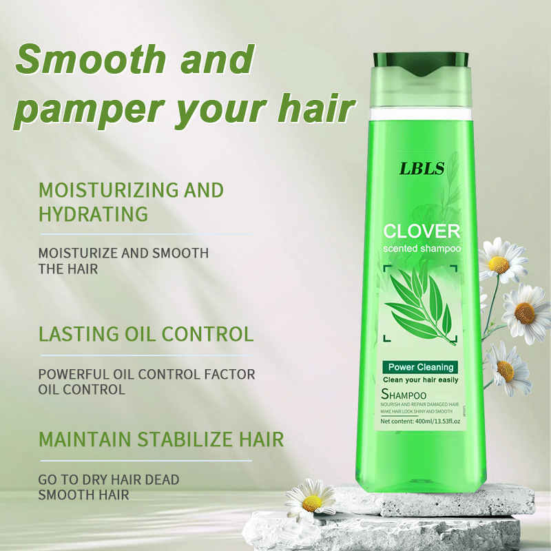 LBLS Clover Flavor Shampoo Cool, Soft, Fluffy, Lasting and Refreshing Oil Control Shampoo