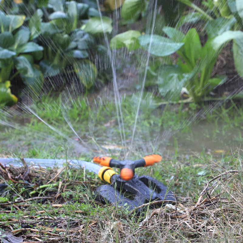 Jardín sprinkler jardín césped riego boquilla jardín tierra de cultivo 360 grados rotación automática sin impuestos