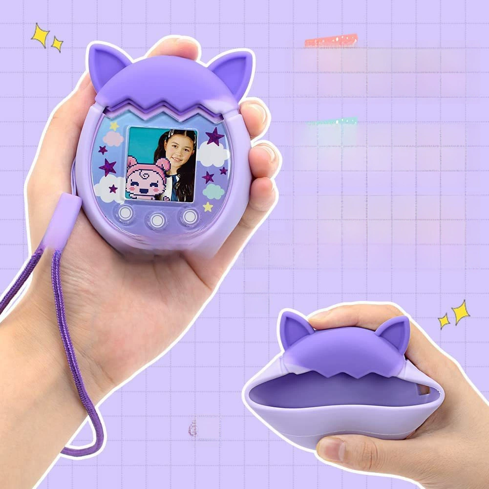 Силиконовый Тамагочи, защитный чехол, игровая консоль, питомец