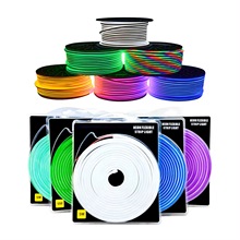 仿硅胶霓虹灯带吸塑包装6*12mm户外neon strips led软灯条套装