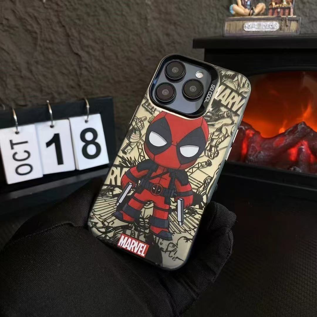 Nueva galvanoplastia color plata para iPhone 16 funda para teléfono móvil Apple 15promax/14 personalidad 13pro12 Europa y América