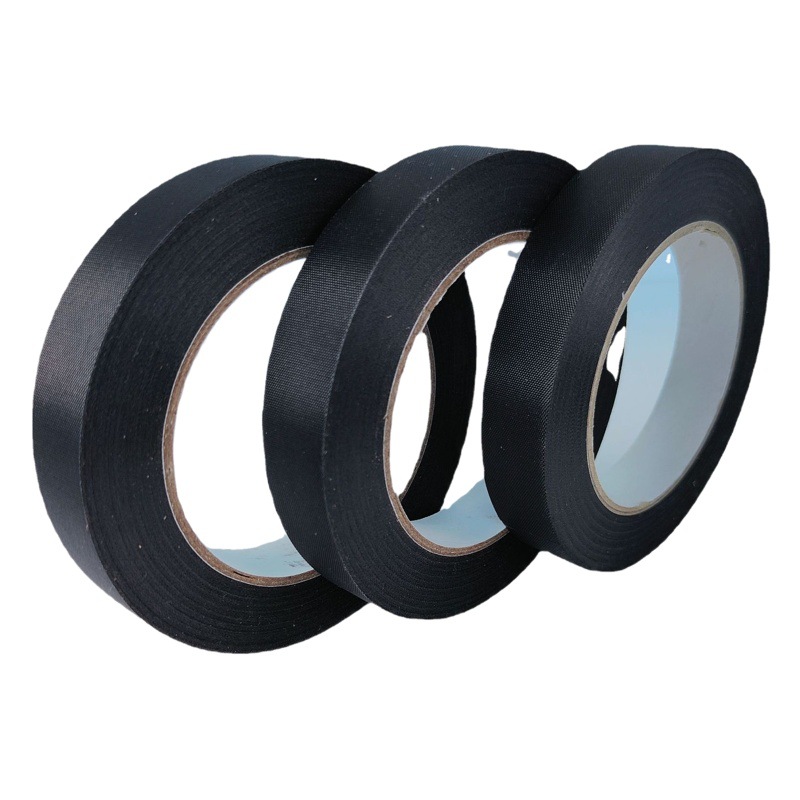 Cinta de refuerzo al por mayor, material de calzado negro de alta viscosidad, equipaje, bolsos, cinta de nailon de tela Oxford fija 210D