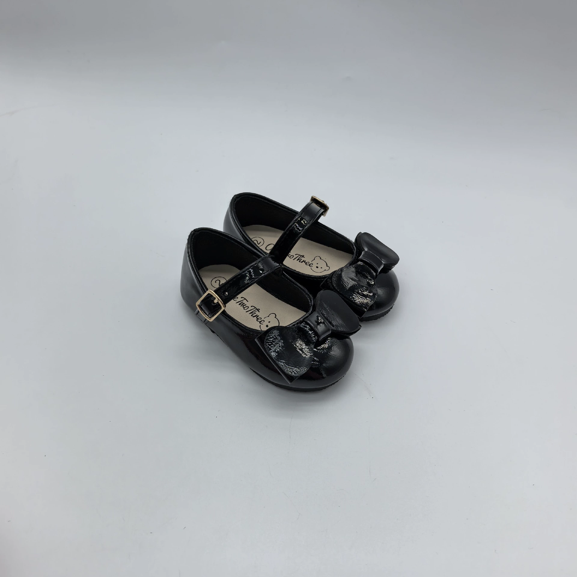 2025 новый pu baby маленькая кожаная обувь модные аксессуары черная серия внешняя торговля единый завод прямых продаж