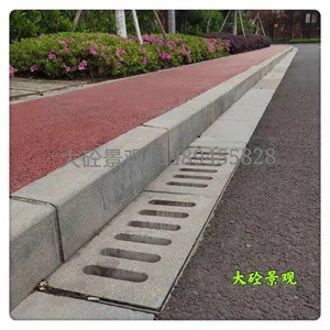 PC沟盖板仿芝麻灰PC盖板预制混凝土水泥砖PC砖600*300*60