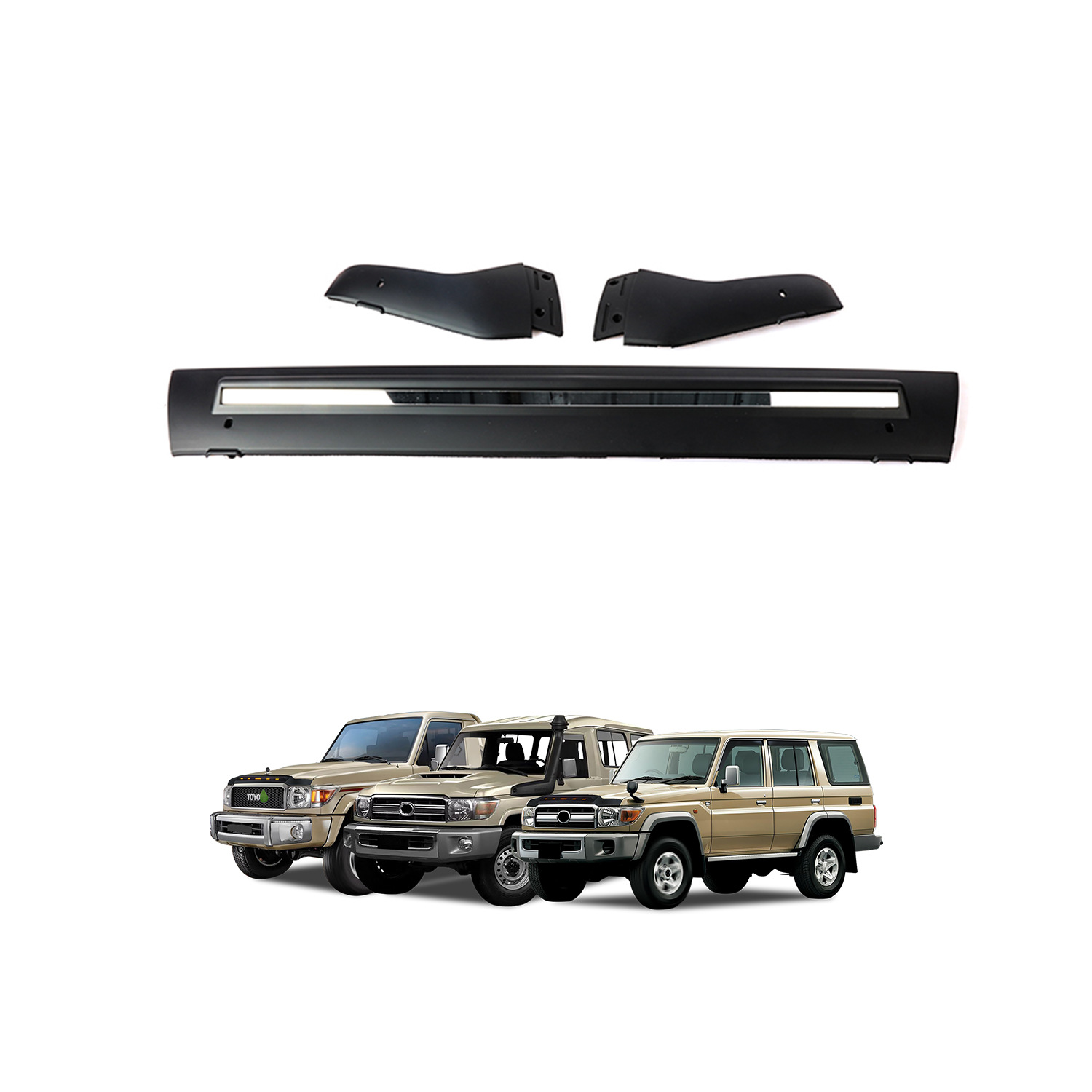 Aplicable a Toyota LandCruiser lc79 78 76 70 Bloque de arena y grava modificado Piezas de automóvil resistentes a la arena