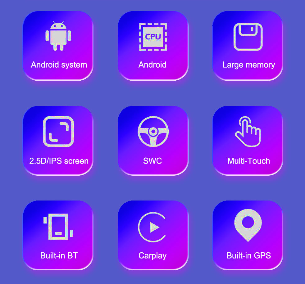 9inch Volkswagen Dedicated Car Navigator Gps Bluetooth Large Screen Reversing Image Wireless Carplay Smart Car Machine