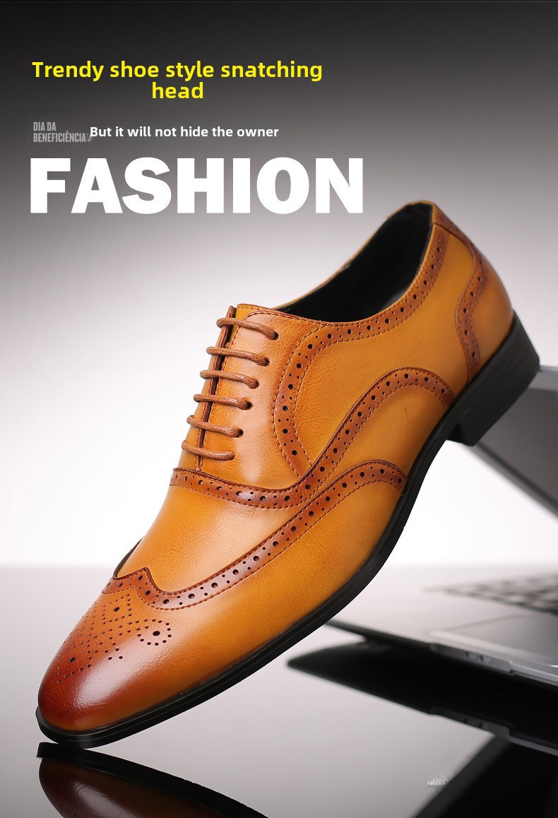 Factory direct supply spring new formal casual men's shoes Oxford Business Men's shoes cross-border for a generation of hair_vogvips.com