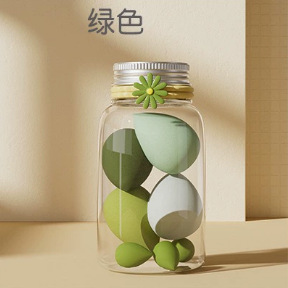 Botella gorda (4 grande y 3 pequeño) matcha