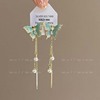 Crystal, advanced earrings, silver needle, gradient, high-quality style