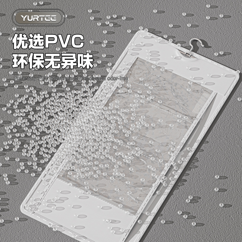 Storage system, dustproof hanging organiser, transparent double-sided storage bag