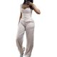 2025 European and American Foreign Trade Women's Elegant Sling Short Tight Vest Casual Wide Leg Pants suit