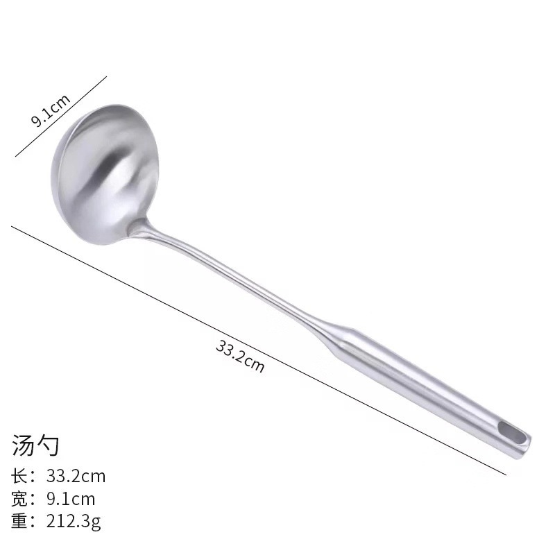 卸売 厚手ステンレス製鍋つかみ・スプーン 家庭用クリエイティブ調理器具セット おろし金・麺用スプーン・ご飯用スプーン・焦げ付き防止フライパン用スプーン|undefined