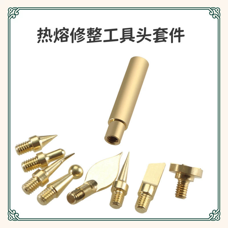 3 printer accessories hot melt nut indenter brass implant tool 2-8 model heating kit