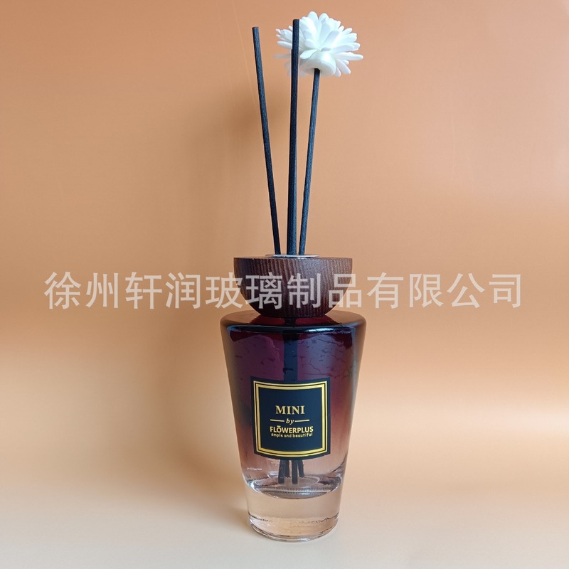 现货供应北欧简约风香熏瓶方形加厚玻璃香薰扩香瓶无火藤条香熏瓶|undefined