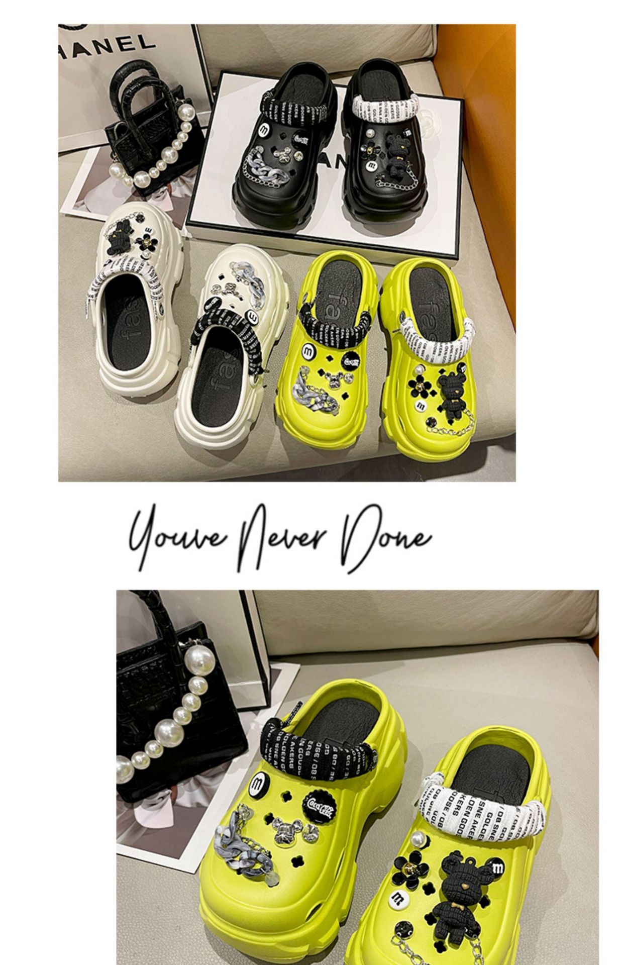 Damen-Sandalen, Flip-Flops, für den Innenbereich, Stoff, Leder, schnell trocknende Pantoletten mit Fußgewölbeunterstützung_voghion.com