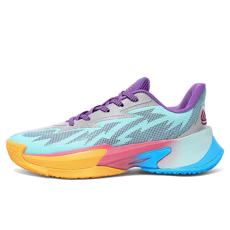 Youth ProfessiNewal Basketball Sneakers Men Women, Lightweight Summer Sports Shoes With Sound, Suitable For Middle And_vogvips.com
