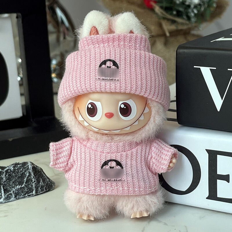 仅衣服适用4代迷你版拉布布4.0娃衣mini版Labubu四代衣拉布布娃衣|undefined