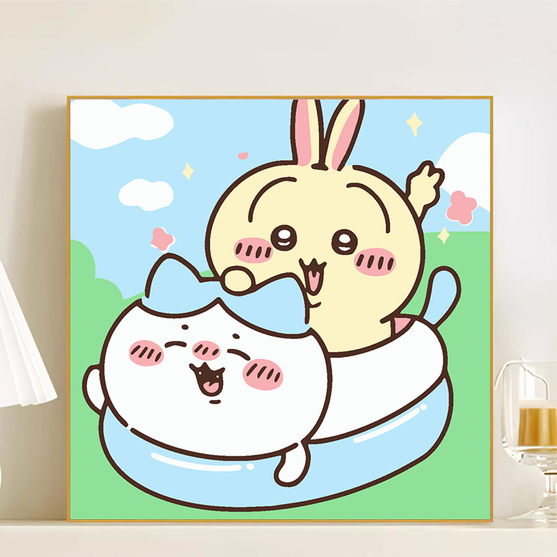 R160 / 20*20CM(画笔+颜料+绷好内框）