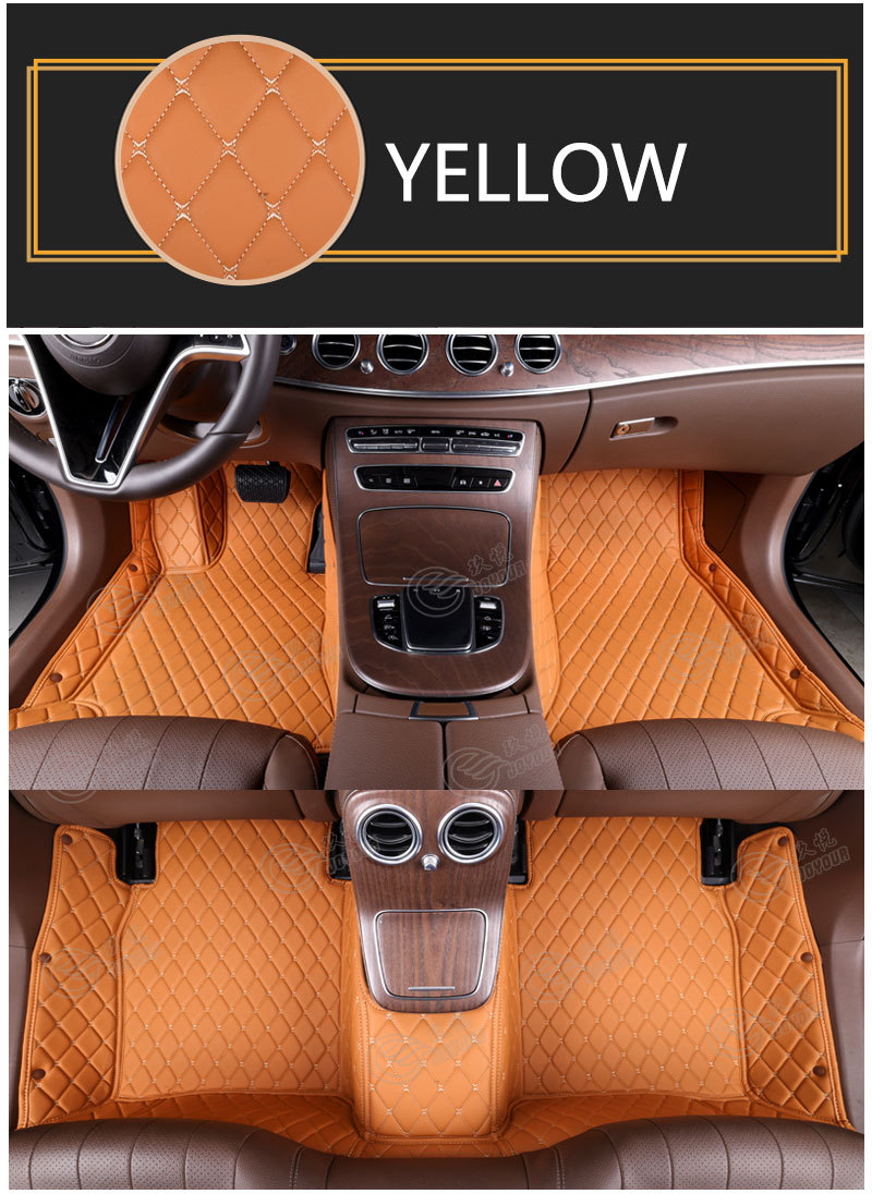 Cross-Border Full-Coverage Car Floor Mats, Left-Hand Drive Car Floor Mats, Factory Source for Custom Car-Specific Floor Mats
