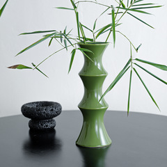 新商品レトロ陶磁花瓶高级感置物インスタ风新年赤中古高颜値水培挿し花瓶