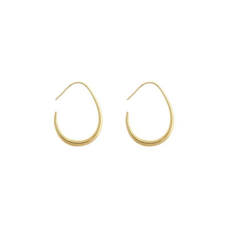 Exquisite Water Drop Stud Earrings Minimalist Geometric Style_voghion.com