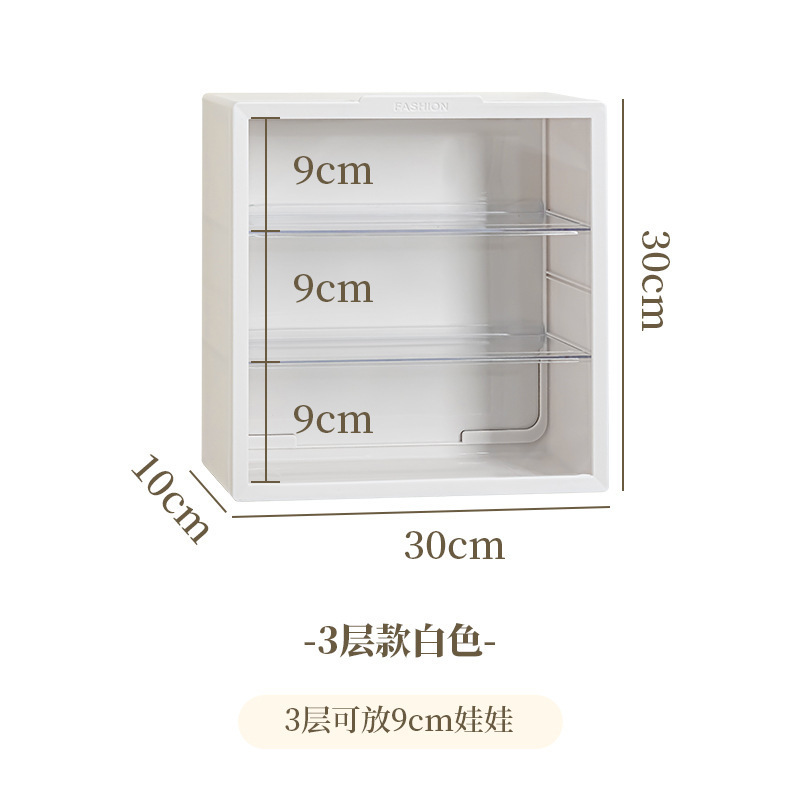 娃娃展示盒挂墙拉布布搪胶公仔收纳盒棉花labubu毛绒玩具透明娃柜|undefined