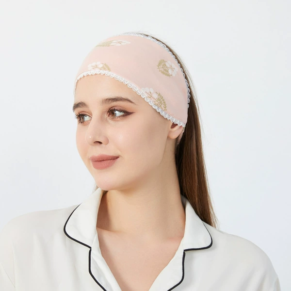 Lagerstroemia pollen headscarf (thin lace jersey)