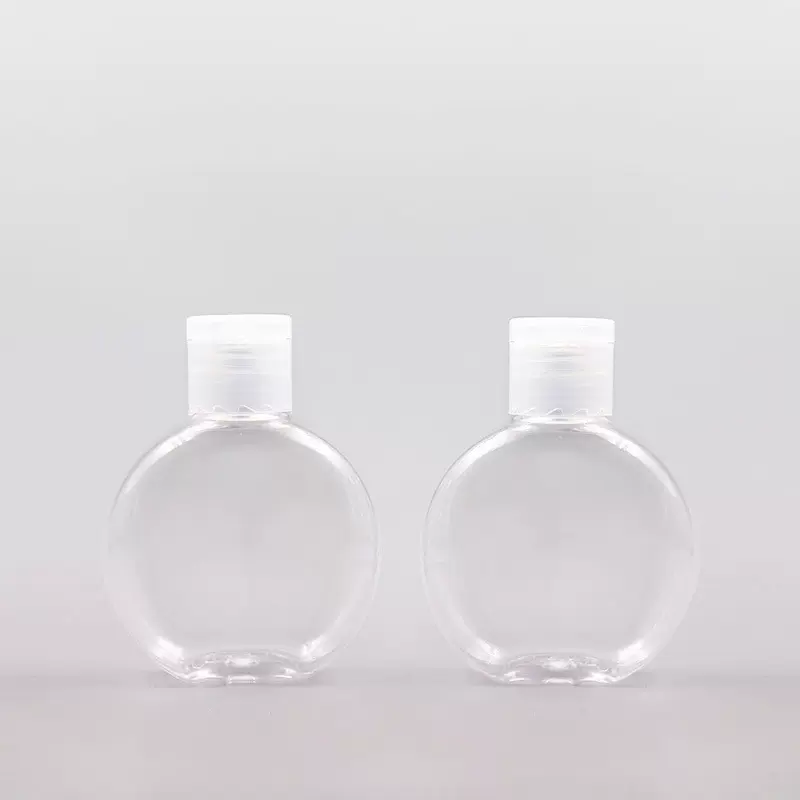 厂家批发40mlpet消毒水瓶扁形免洗洗手液透明喷雾瓶香水瓶旅行装