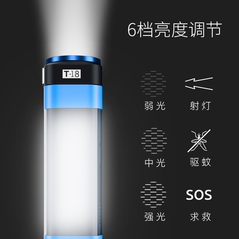 跨境新款露营灯长续航多功能橙光驱蚊灯可充电led应急照明户外帐|undefined
