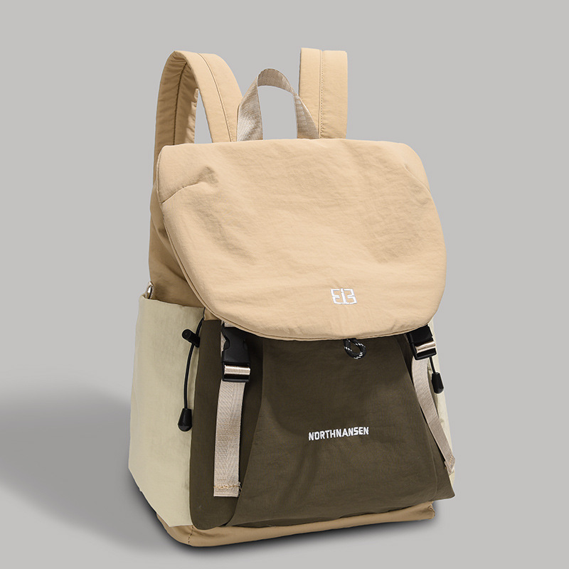 2025 nuevo tipo de mochila para hombres y mujeres ligera a prueba de rociadores bolsas escolares de viajes de gran capacidad