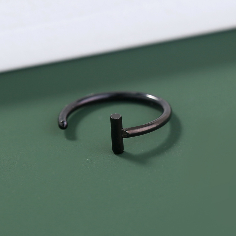 personality exaggerated nose nail with ball piercing stainless steel lip ring lip nail piercing acce