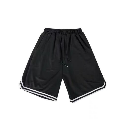 Men's Trendy Five-Pocket Running Shorts, Loose and Comfortable, Ice Silk Mesh Eye Beach and Basketball Pants