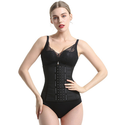 乳膠束腰帶沖孔透氣塑形衣運動健身束身衣鋼骨收腹束縛帶加工訂制