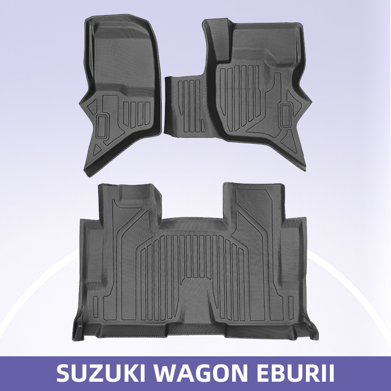 Aplicable a SUZUKI WAGOM ERURI2015 derecho 3D todo el tiempo material TPE almohadilla de pie almohadilla del maletero