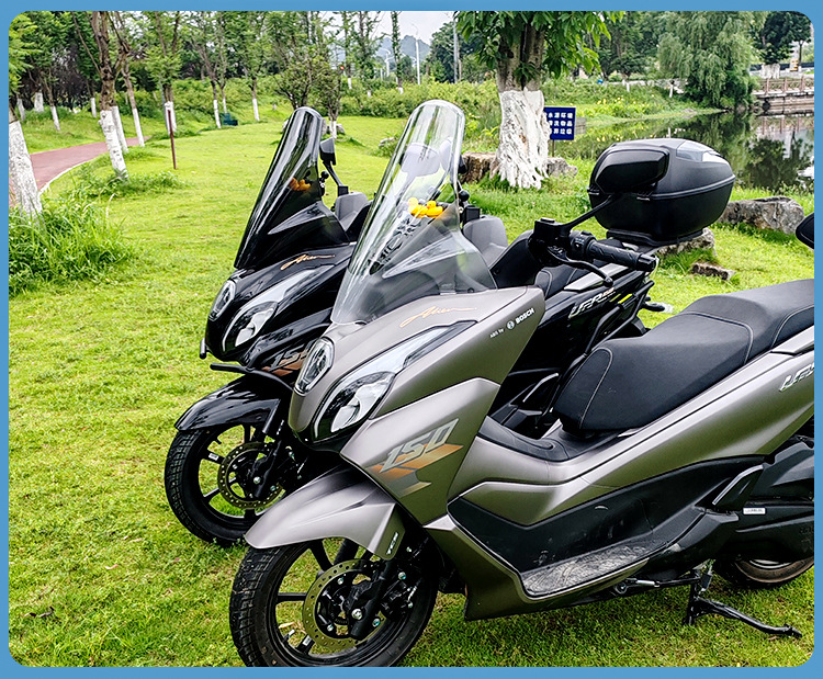 Haojue Ufr150 Windshield Jin Qilong Recruitment Agent Motorcycle Wholesale Upgrade Modified Integrated Windshield
