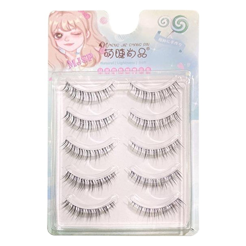 Lindo pestañas Shangpin tallo transparente cola de ojo de mamá tirar pestañas largas pestañas artificiales naturales suaves y cómodas