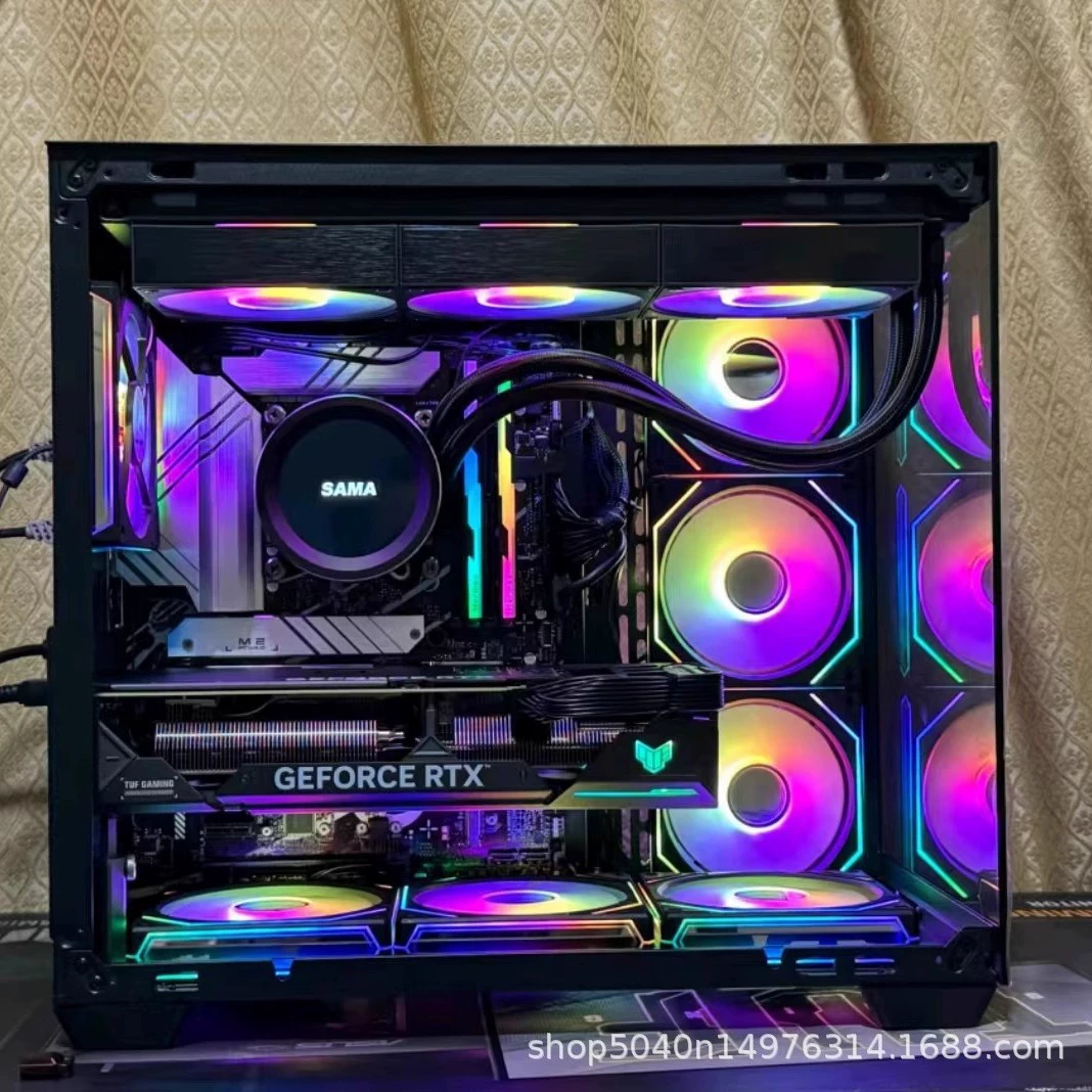 Корпусной вентилятор Prism 6PRO 12 см, трёхстороннее зеркало ARGB, фиксированная скорость (без управления температурой)