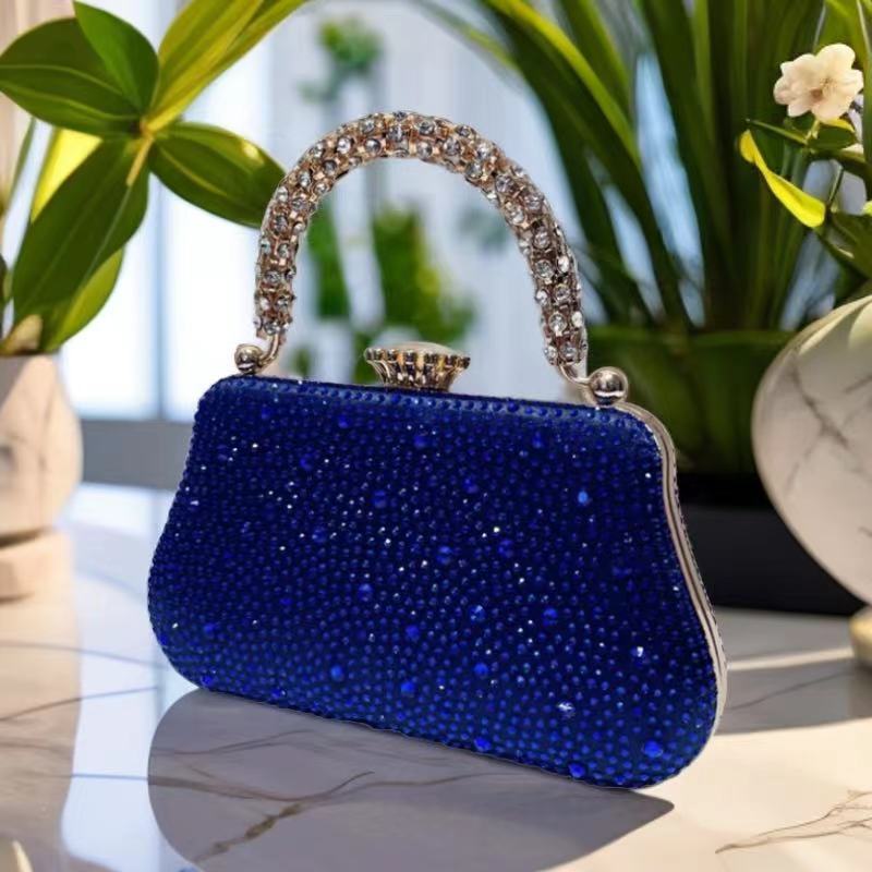 Clutch gioiello donna con strass per matrimonio e sera_voghion.com