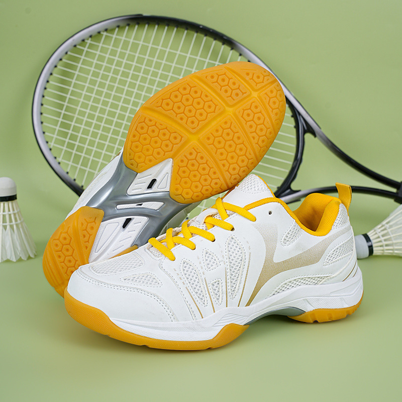 Professional Badminton Shoes for Men and Women, Non-Slip and Wear-Resistant Tendon Sole Sports Shoes, Volleyball Tennis Training Shoes, Table Tennis Shoes